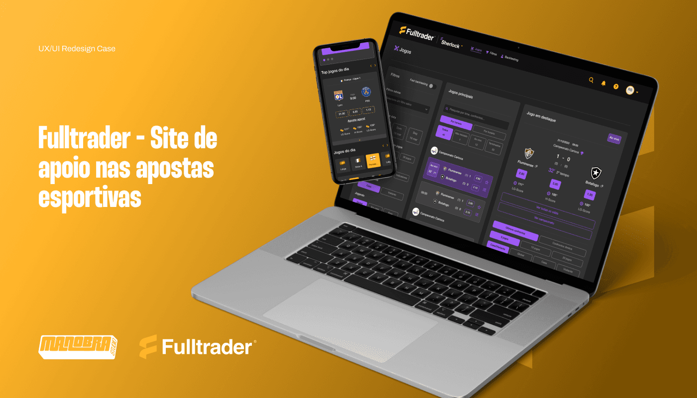 Redesign de plataforma de apostas esportivas